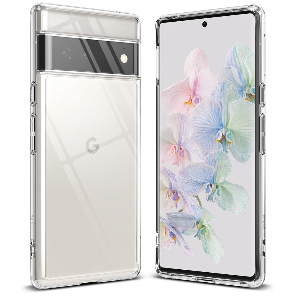 Ringke Fusion Σκληρή Θήκη με TPU Bumper - Google Pixel 6 Pro - Clear (8809818847515)