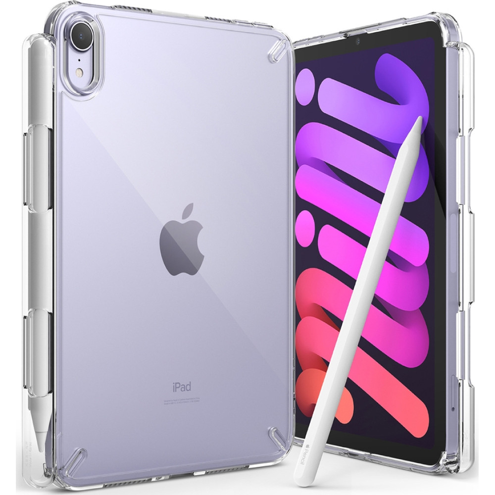 Ringke Fusion Σκληρή Θήκη με TPU Bumper - Apple iPad Mini 7 2024 / 6 2021 - Clear (8809818848864)