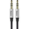 Baseus Yiven Audio M30 - Καλώδιο Ήχου AUX Jack 3.5mm (male) σε Jack 3.5mm (male) - 100cm - Black / Silver (CAM30-BS1)