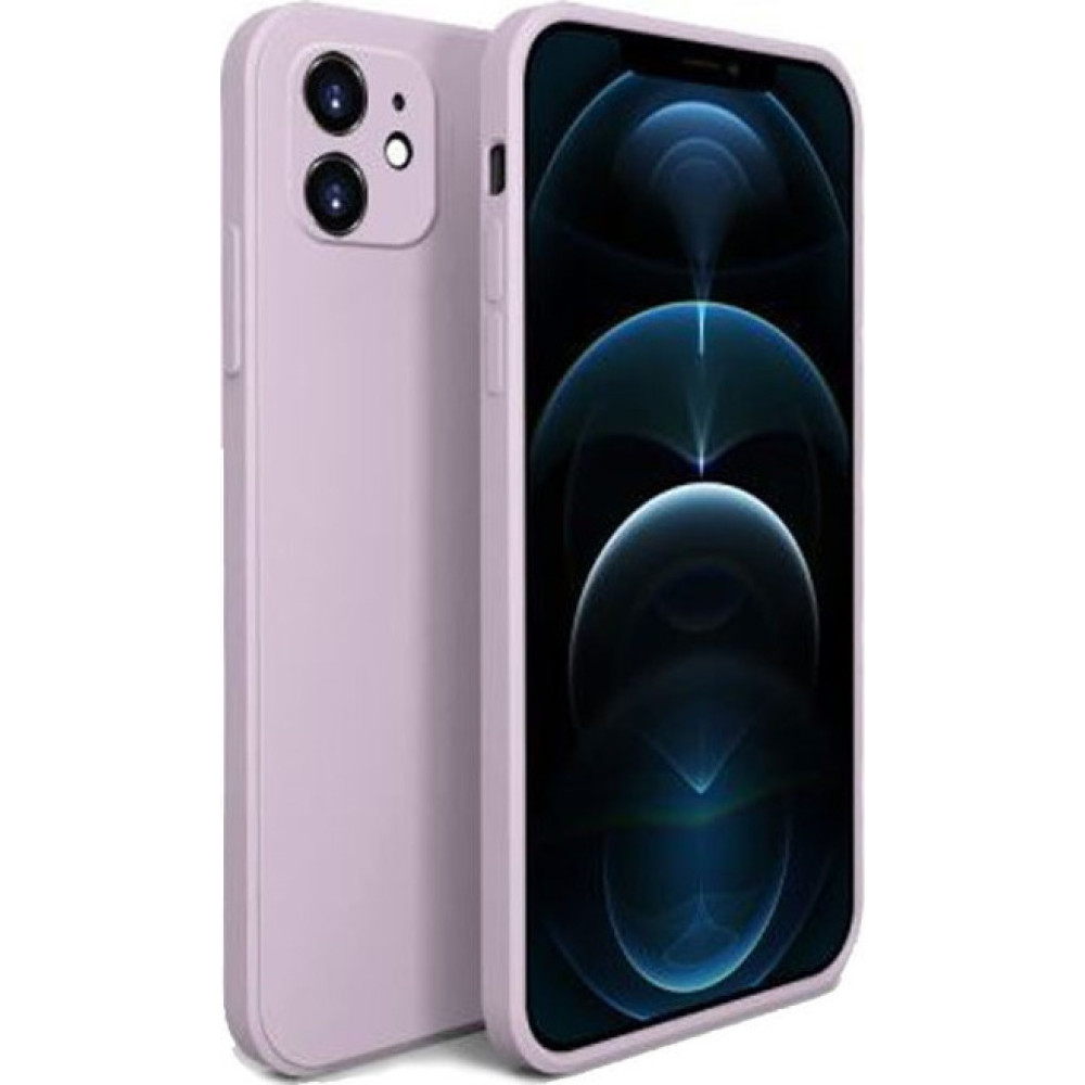 Bodycell Square Liquid Θήκη Σιλικόνης - Apple iPhone 11 - Light Violet (5206015064913)