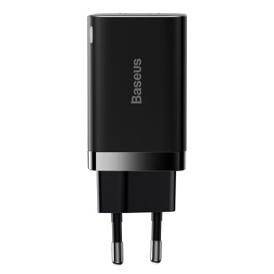 Baseus Super Si Pro - Ταχυφορτιστής Ταξιδιού QC 3.0 με 1 x USB-A / 1 x Type-C - 30W - Black (CCSUPP-E01)