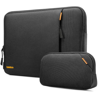 Tomtoc Recycled Sleeve - Σετ Θήκη Versatile A13 για MacBook Pro 16" και Accessory Pouch Θήκη για Αξεσουάρ - Black (A13-E11D)