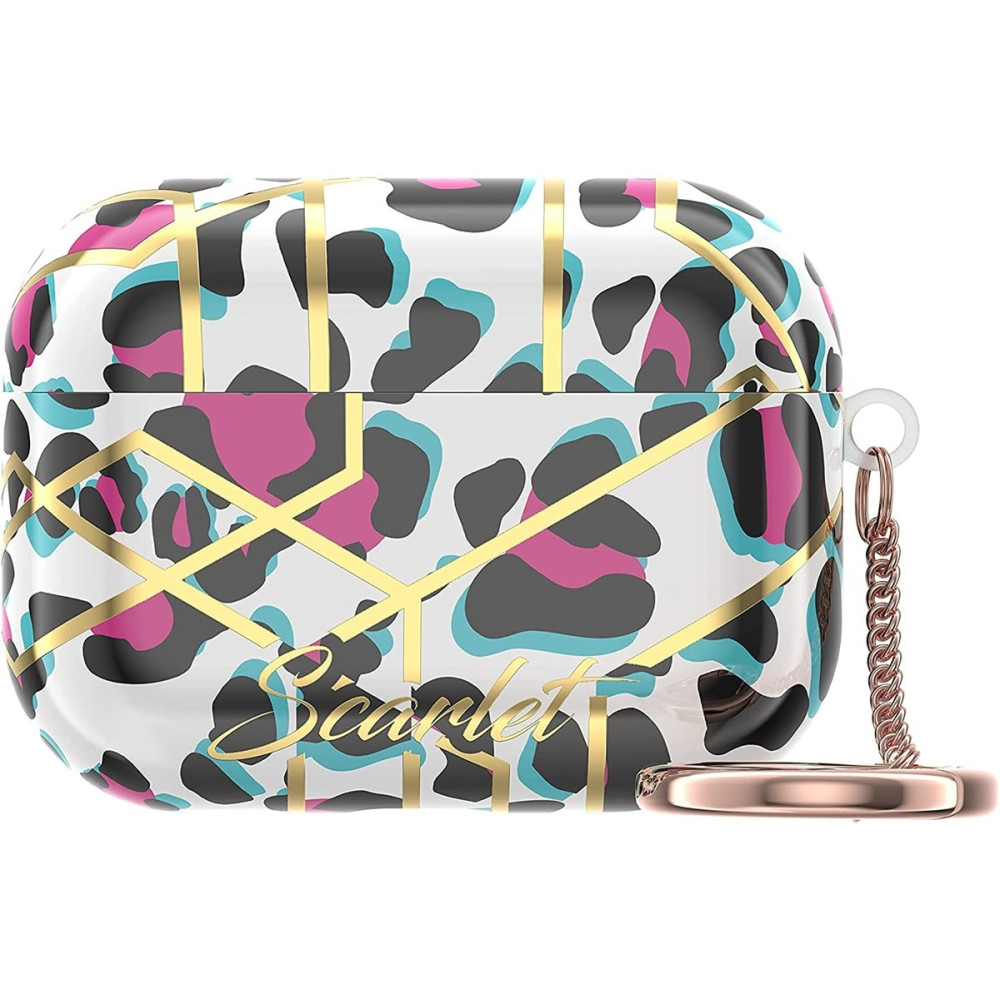 Ghostek Scarlet Θήκη Σιλικόνης για AirPods Pro 1st Gen - Leopard (GHOCAS2764)