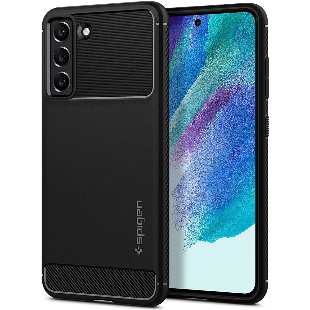 Spigen Θήκη Rugged Armor Samsung Galaxy S21 FE 5G - Matte Black (ACS03049)