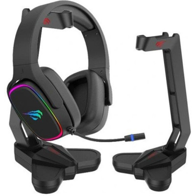 Havit Gaming Headset Stand - Gaming Βάση Ακουστικών - Black (HY505)