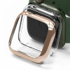 Ringke Θήκη Slim Case - Apple Watch 9 / 8 / 7 41mm - Clear / Chrome Rose Gold - 2 Τεμάχια (8809848201028)