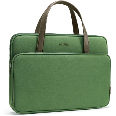 Tomtoc Premium Lady Handle Bag - Τσάντα Μεταφοράς Laptop έως 14" - Green (H21-C01T01)