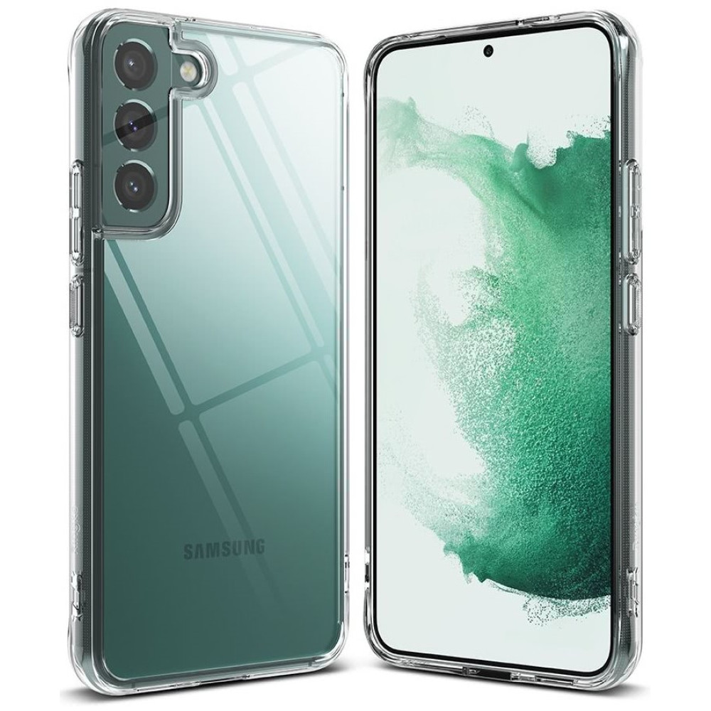 Ringke Fusion Σκληρή Θήκη με TPU Bumper - Samsung Galaxy S22 5G - Clear (8809848202346)