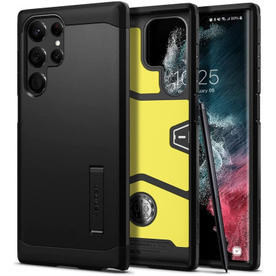 Spigen Tough Armor Θήκη Samsung Galaxy S22 Ultra 5G - Black (ACS03923)