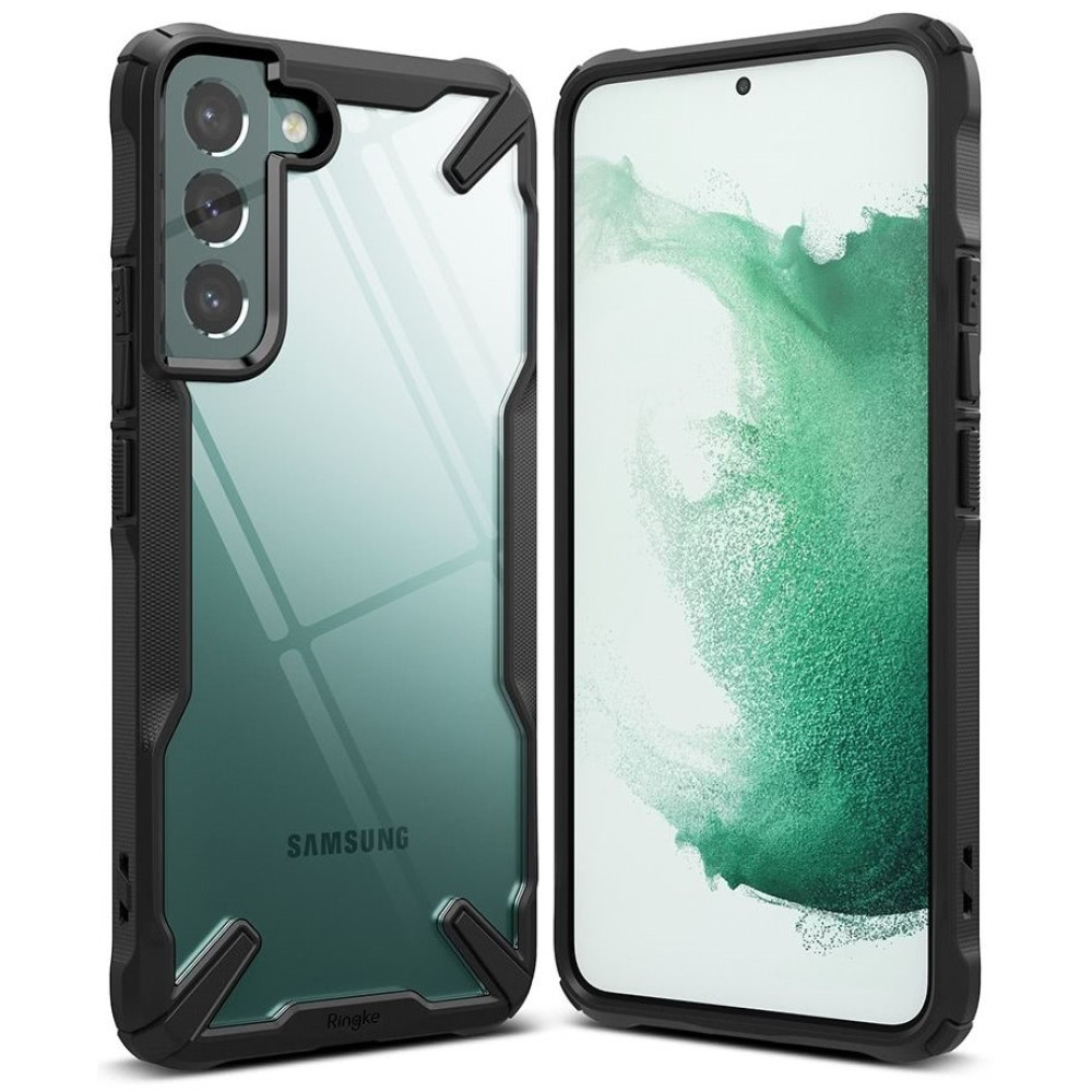 Ringke Fusion X Θήκη - Samsung Galaxy S22 5G - Black (8809848202438)
