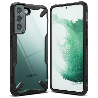 Ringke Fusion X Θήκη - Samsung Galaxy S22 5G - Black (8809848202438)