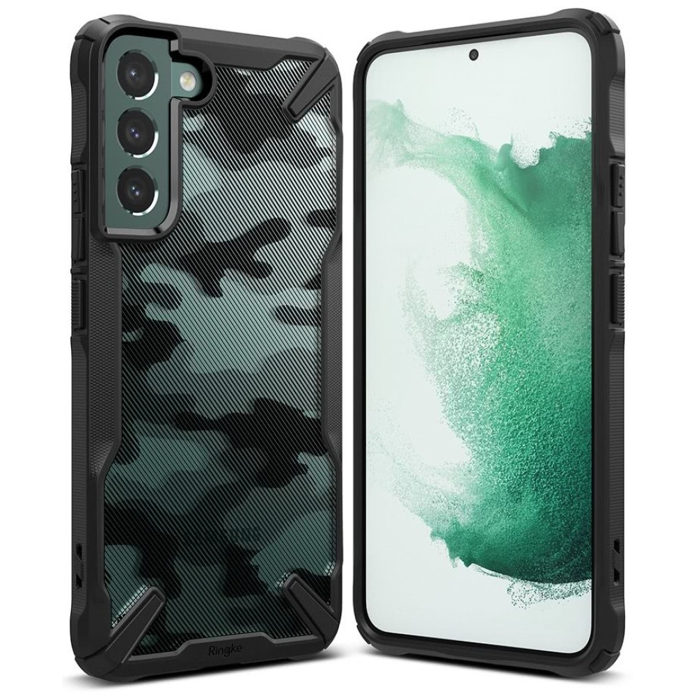Ringke Fusion X Θήκη - Samsung Galaxy S22 5G - Camo Black (8809848202469)