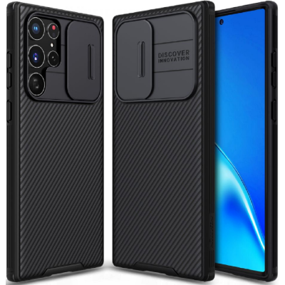 Nillkin CamShield Pro - Σκληρή Θήκη με Κάλυμμα για την Κάμερα - Samsung Galaxy S22 Ultra 5G - Black (6902048235328)