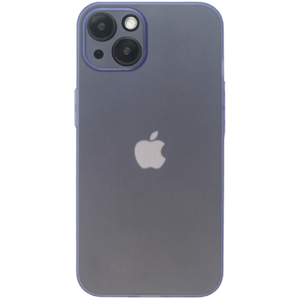 Vivid Θήκη Σιλικόνης Slim Apple iPhone 13 - Transparent / Purple (VISLIM196PUR)