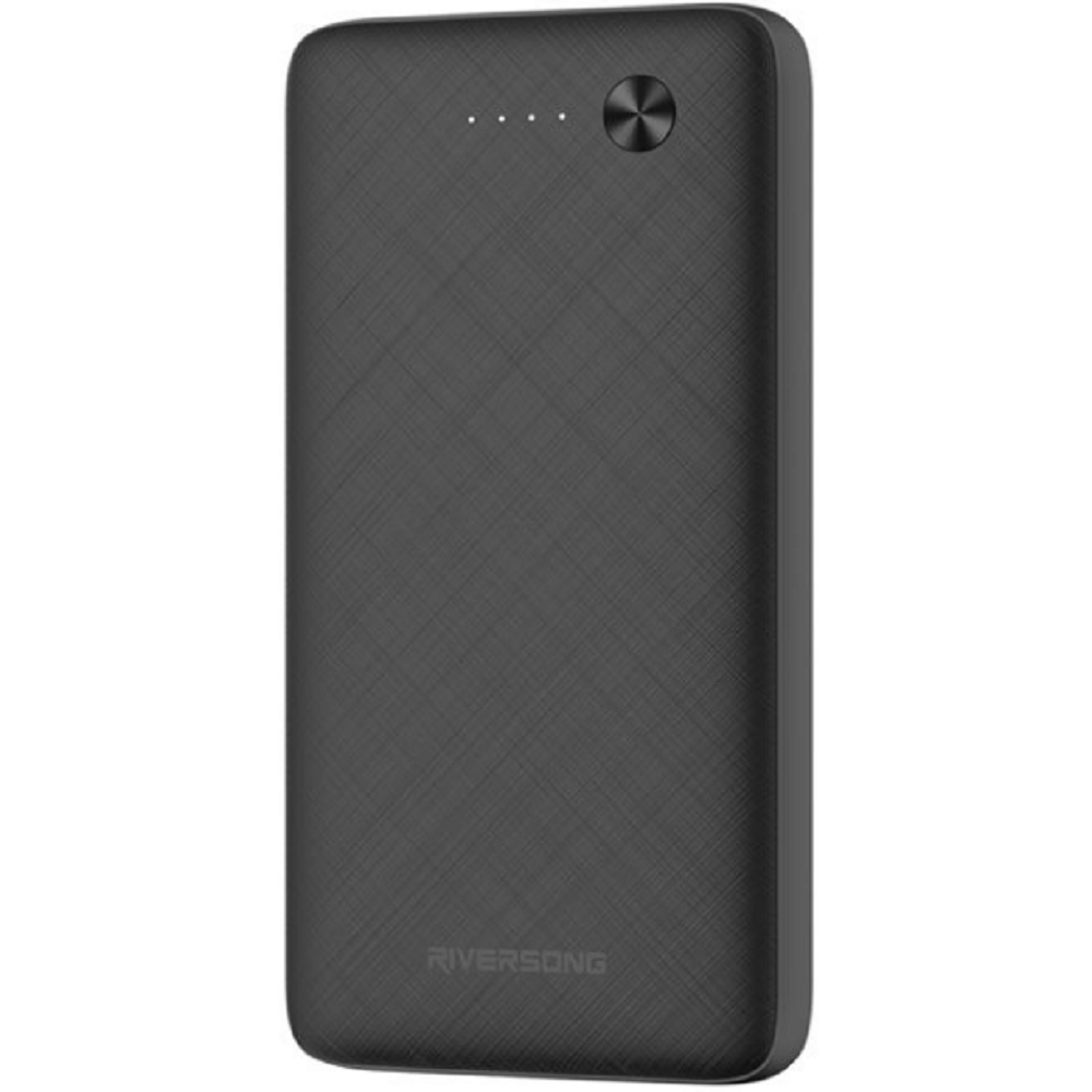 Riversong Horizon 20 Powerbank Φορητή Μπαταρία Φόρτισης - 2 x USB-A / 1 x Type-C / 1 x MicroUSB - 20000mAh - 2.4A - Black - 2 Έτη Εγγύηση (PB31B)