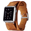 iCarer Quadri Watch Band - Δερμάτινο Λουράκι Apple Watch SE/10/9/8/7/6/5/4 (42/41/40mm) - Orange (RIW111)