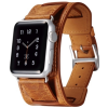 iCarer Quadri Watch Band - Δερμάτινο Λουράκι Apple Watch Ultra2/Ultra1/SE/10/9/8/7/6/5/4 (49/46/45/44mm) - Orange (RIW112)