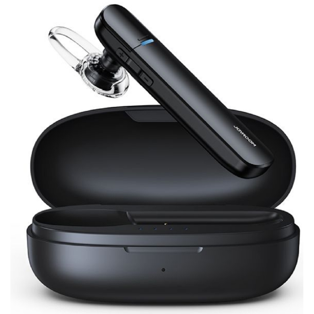 Joyroom JR-B01S - Μονό Ασύρματο Ακουστικό Bluetooth με Θήκη Φόρτισης - Black (6941237137159)