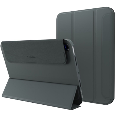 SwitchEasy Origami Plus Θήκη Apple iPad Mini 7 2024 / 6 2021 με Υποδοχή Apple Pencil - Ultimate Gray (GS-109-224-292-219)