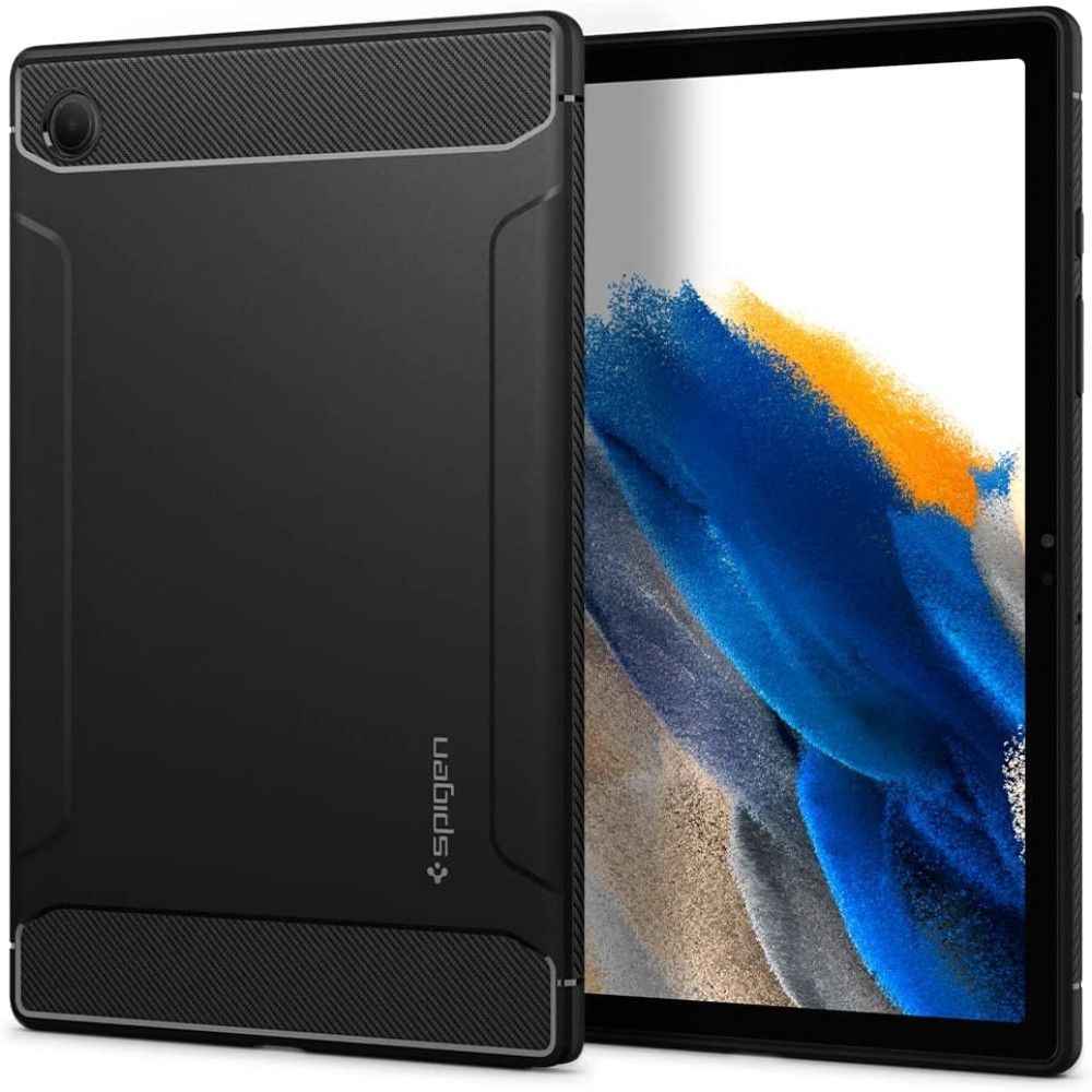 Spigen Θήκη Rugged Armor Samsung Galaxy Tab A8 10.5" 2021 X200 / X205 - Matte Black (ACS04136)