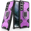 Vivid Honeycomb Armor - Ανθεκτική Θήκη Samsung Galaxy S22 5G με Μεταλλικό Ring Holder - Rose Violet (UNARMORGALAXYS22ROSE)