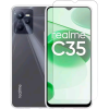 Vivid Set Gelly Case & Tempered Glass - Σετ Διάφανη Θήκη Σιλικόνης & Tempered Glass - Realme C35 - Transparent (VIGELLY232GLASSTN)