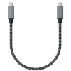 Satechi USB-4 40Gbps - Καλώδιο Φόρτισης και Μεταφοράς Δεδομένων - Type-C σε Type-C - 100W - 25cm (ST-U4C25M)