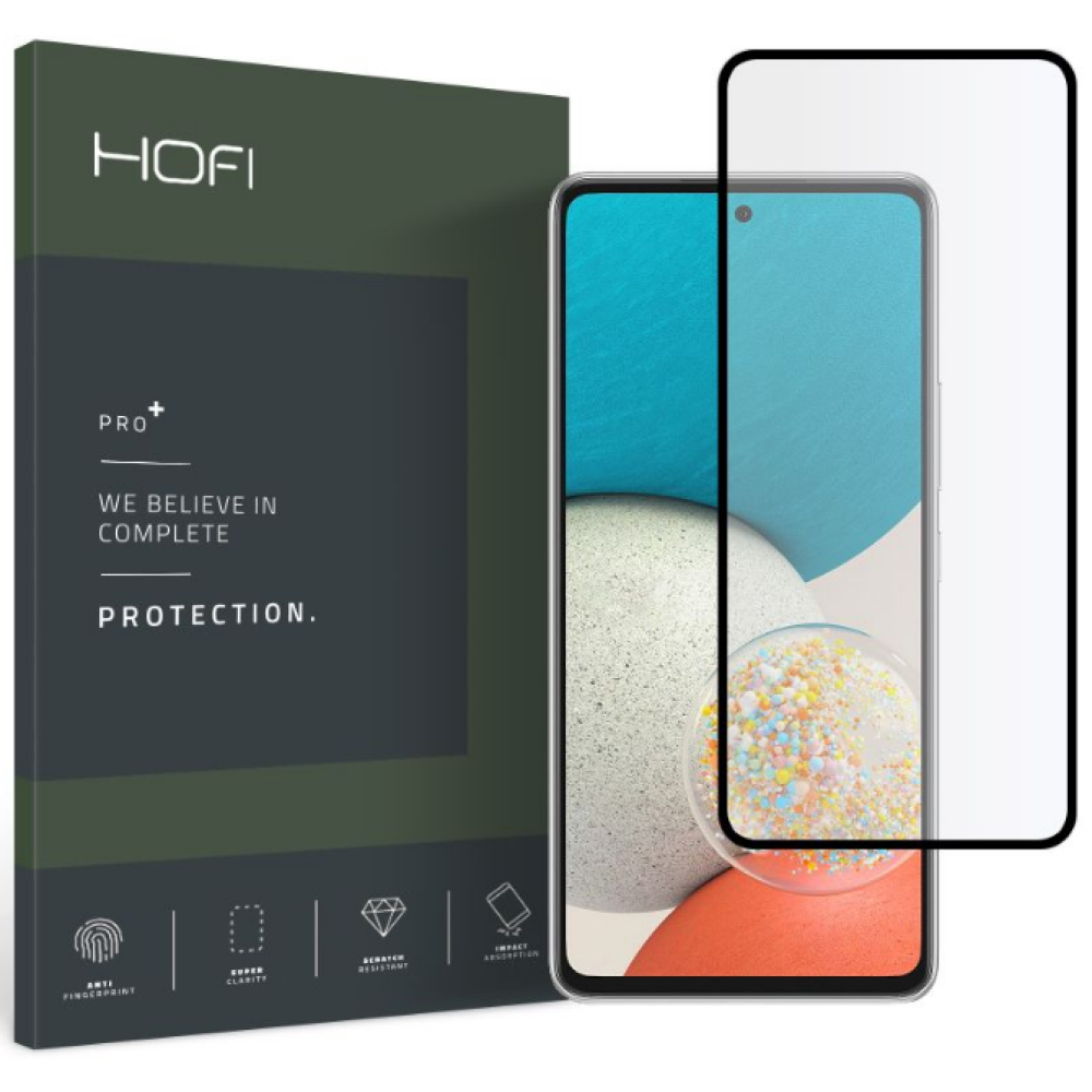 Hofi Premium Pro+ Tempered Glass - Fullface Αντιχαρακτικό Γυαλί Οθόνης - Samsung Galaxy A53 5G - Black (9589046920257)