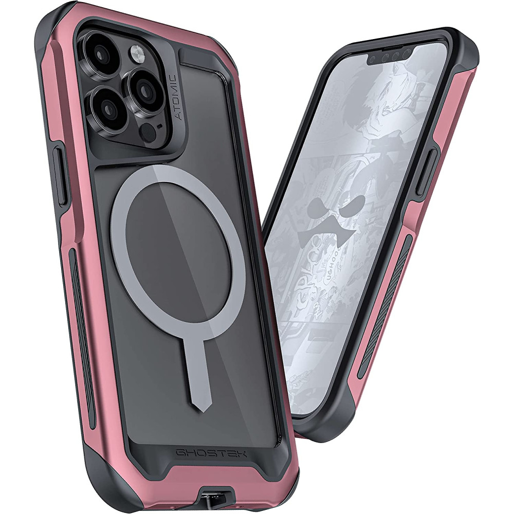 Ghostek Atomic Slim 4 - Ανθεκτική Θήκη MagSafe Apple iPhone 13 Pro Max - Pink (GHOCAS2862)