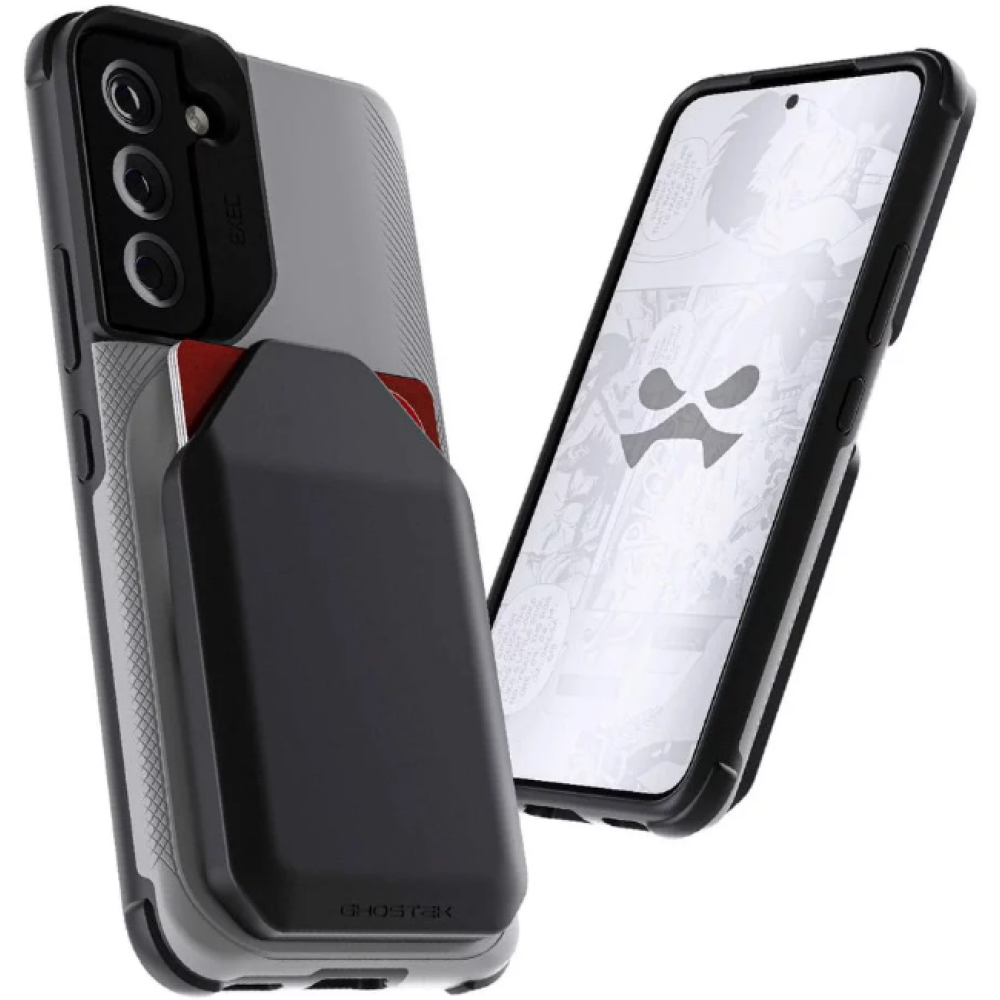 Ghostek Exec 5 - Ανθεκτική Θήκη-Πορτοφόλι Samsung Galaxy S22 5G - Gray (GHOCAS3000)