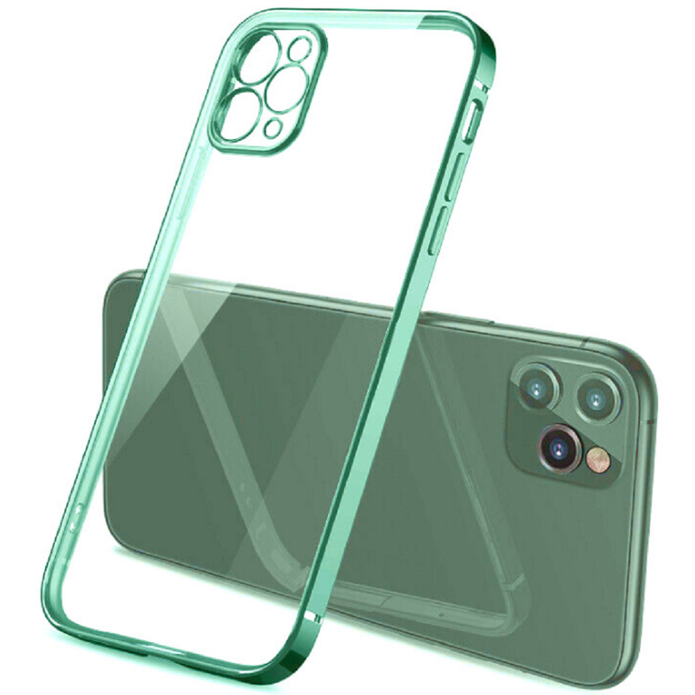 Bodycell HD Διάφανη Θήκη Σιλικόνης Apple iPhone 13 Pro - Green (5206015067365)