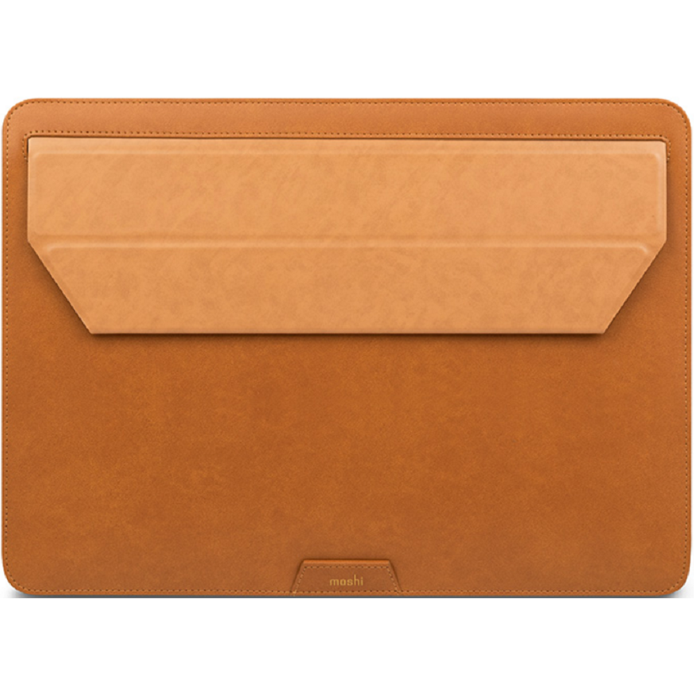 Moshi Muse 14" 3-in-1 Laptop Sleeve - Eco-Leather Θήκη για MacBook Pro 14" 2021 - Caramel Brown (99MO034752)