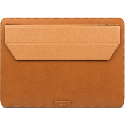 Moshi Muse 14" 3-in-1 Laptop Sleeve - Eco-Leather Θήκη για MacBook Pro 14" 2021 - Caramel Brown (99MO034752)