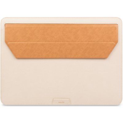 Moshi Muse 14" 3-in-1 Laptop Sleeve - Eco-Leather Θήκη για MacBook Pro 14" 2021 - Seashell White (99MO034102)