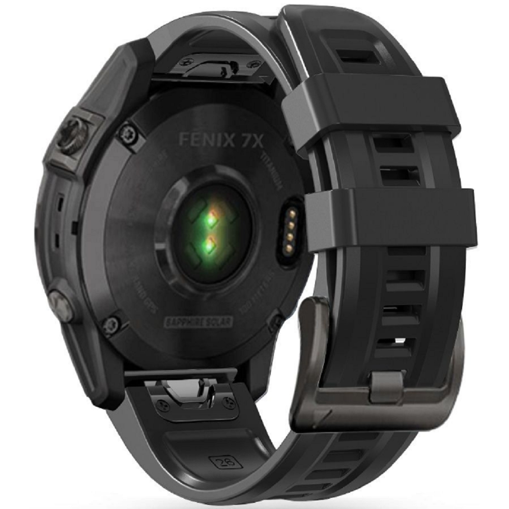 Tech-Protect Λουράκι Σιλικόνης Iconband Garmin Fenix 3/5X/3HR/5X Plus/6X/6X Pro/7X/8 51mm - Black (9589046921568)