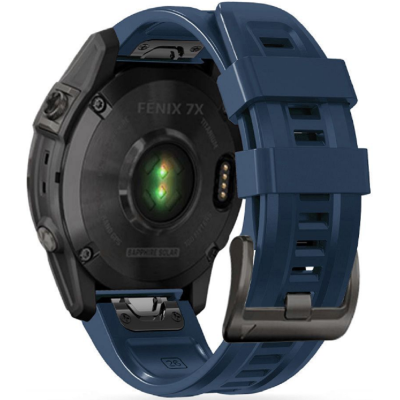 Tech-Protect Λουράκι Σιλικόνης Iconband Garmin Fenix 5/6/6 Pro/7/8/E (47mm) - Navy Blue (9589046921490)