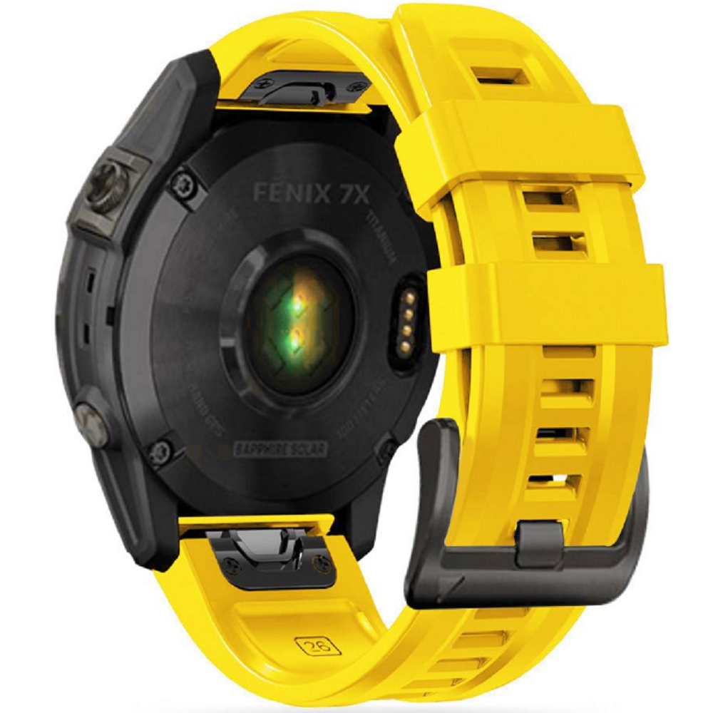 Tech-Protect Λουράκι Σιλικόνης Iconband Garmin Fenix 5/6/6 Pro/7/8/E (47mm) - Yellow (9589046921506)