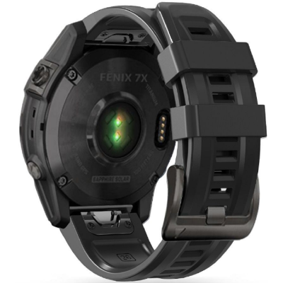 Tech-Protect Λουράκι Σιλικόνης Iconband Garmin Fenix 5/6/6 Pro/7/8/E (47mm) - Black (9589046921469)