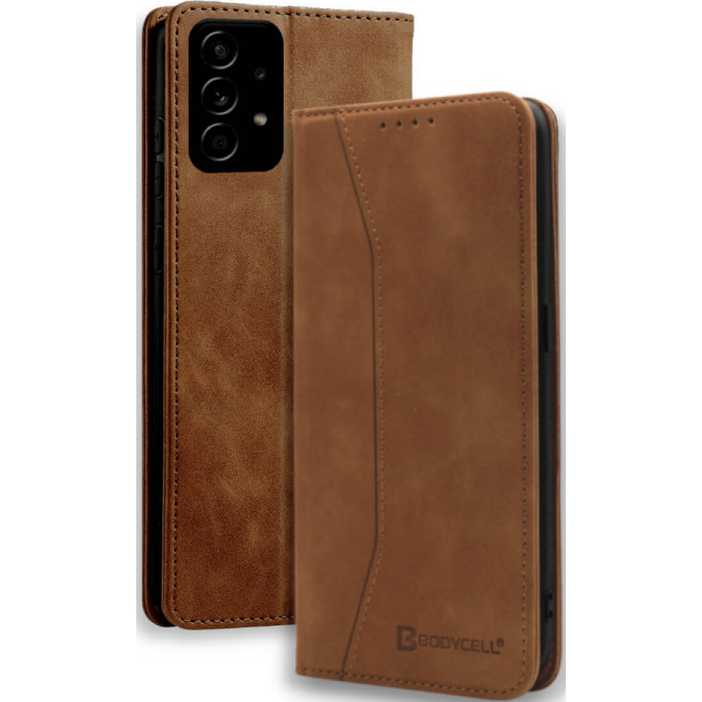 Bodycell Θήκη - Πορτοφόλι Samsung Galaxy A53 5G - Brown (5206015000874)
