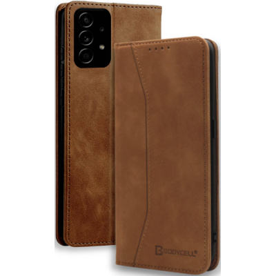 Bodycell Θήκη - Πορτοφόλι Samsung Galaxy A73 5G - Brown (5206015000904)