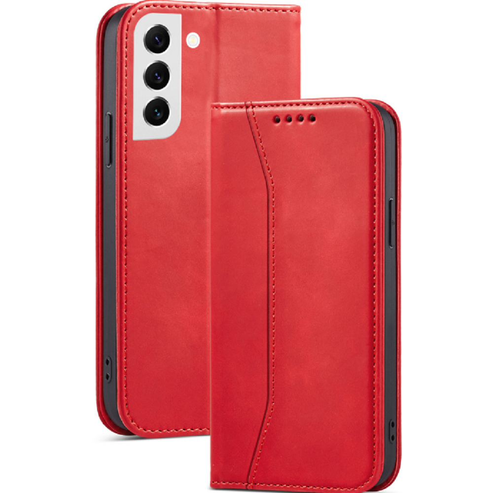 Bodycell Θήκη - Πορτοφόλι Samsung Galaxy S22 5G - Red (5206015058691)