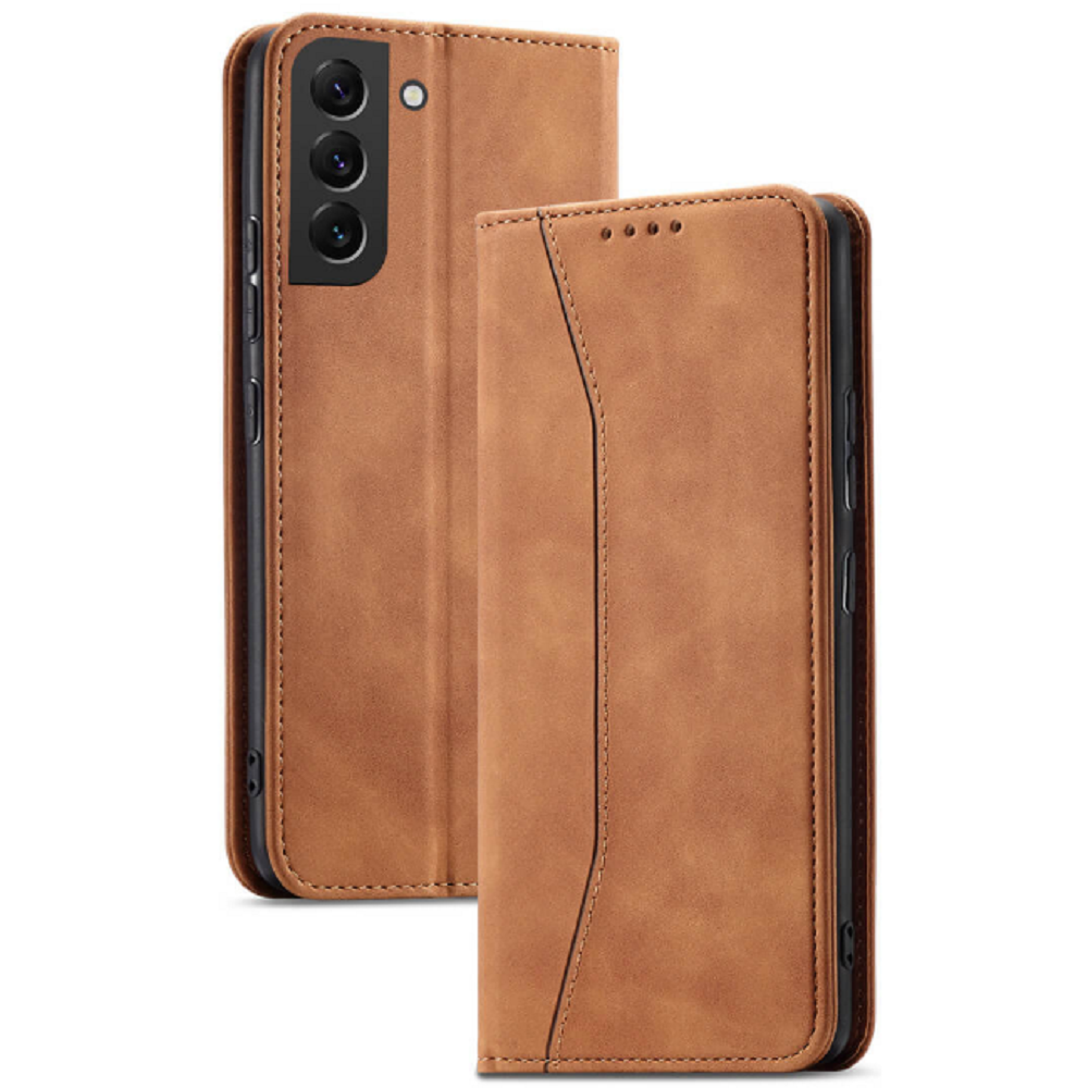 Bodycell Θήκη - Πορτοφόλι Samsung Galaxy S22 Plus 5G - Brown (5206015058547)