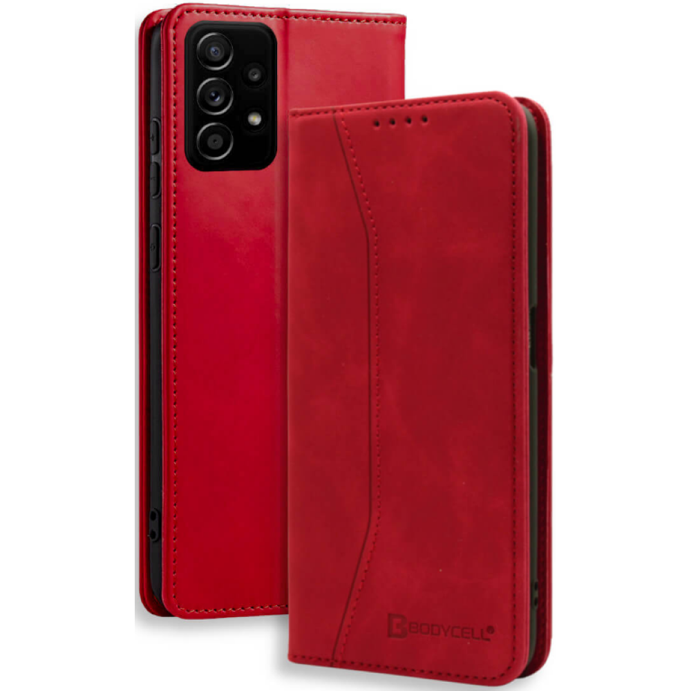 Bodycell Θήκη - Πορτοφόλι Samsung Galaxy A33 5G - Red (5206015000850)
