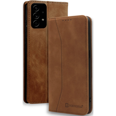 Bodycell Θήκη - Πορτοφόλι Samsung Galaxy A33 5G - Brown (5206015000843)