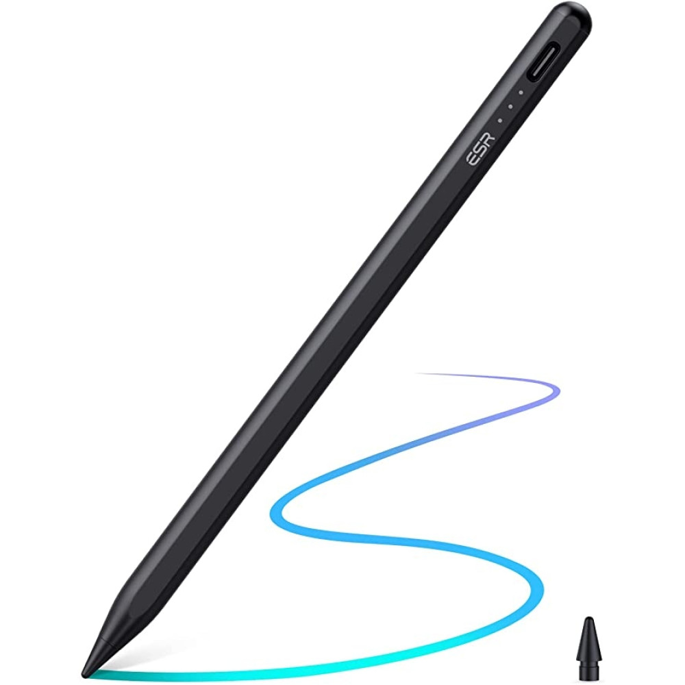 ESR Digital+ Stylus Pencil - Ψηφιακή Μαγνητική Γραφίδα για iPad - Black (4894240164945)