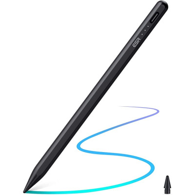 ESR Digital+ Stylus Pencil - Ψηφιακή Μαγνητική Γραφίδα για iPad - Black (4894240164945)