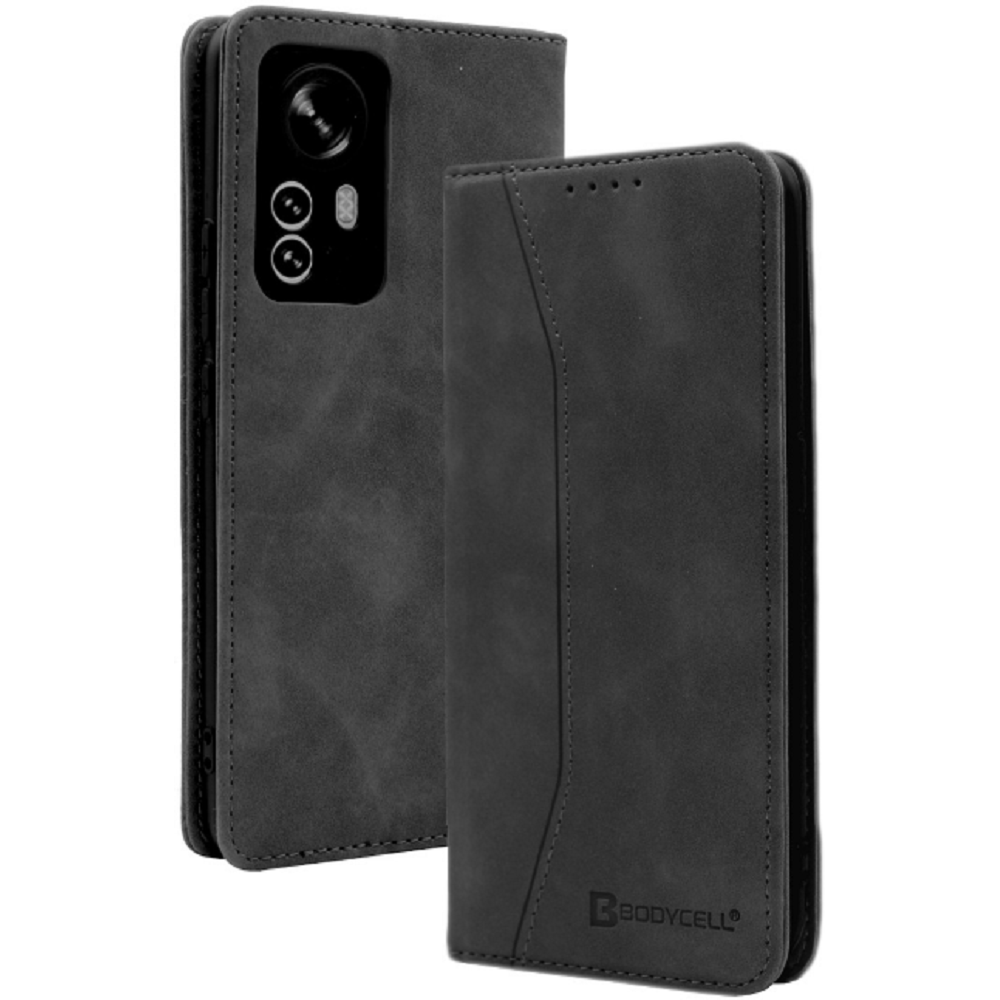 Bodycell Θήκη - Πορτοφόλι Xiaomi 12 Pro 5G - Black (5206015060618)