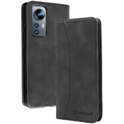 Bodycell Θήκη - Πορτοφόλι Xiaomi 12 / 12X - Black (5206015059285)