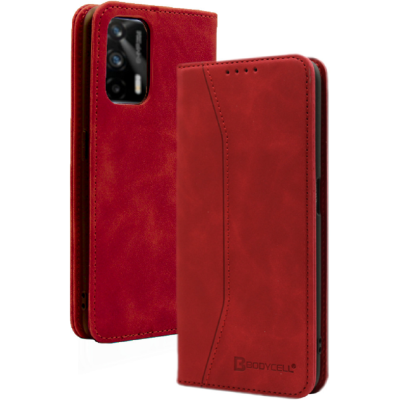 Bodycell Θήκη - Πορτοφόλι Realme GT 5G - Red (5206015059131)