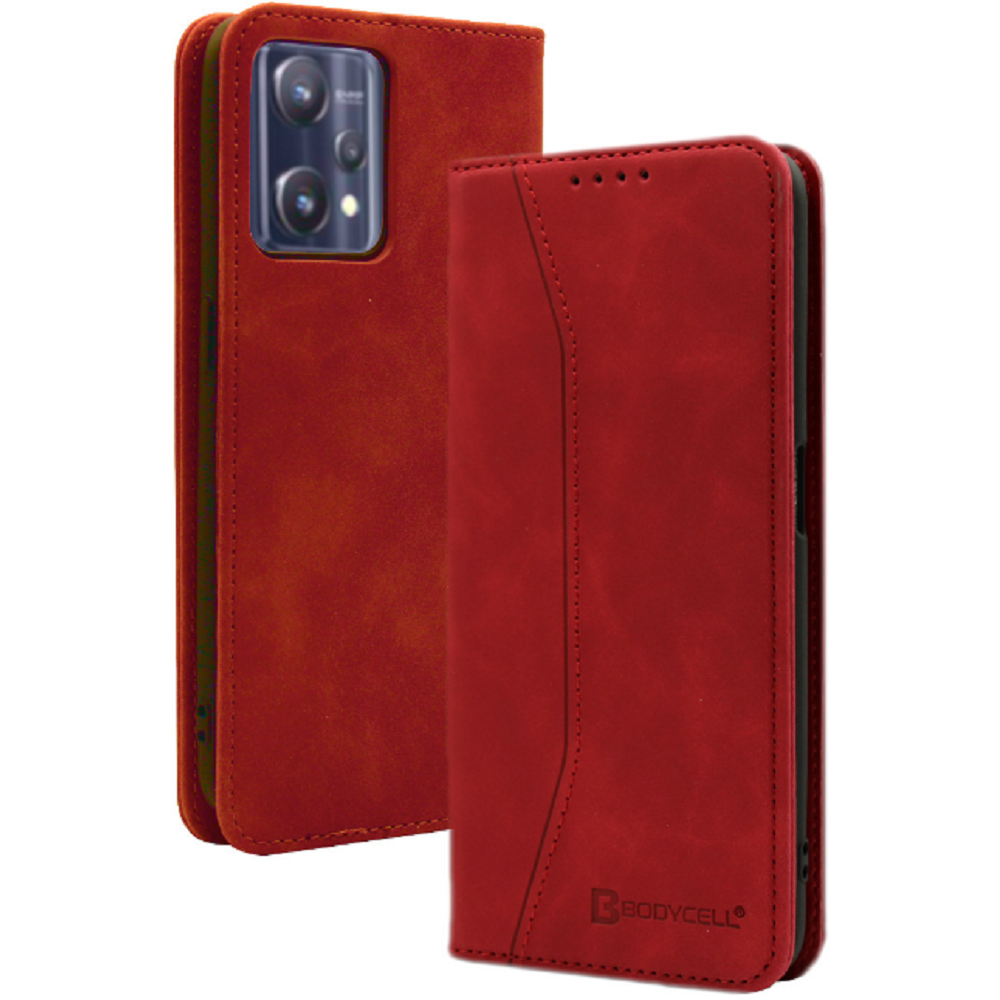 Bodycell Θήκη - Πορτοφόλι Realme 9 Pro - Red (5206015059612)